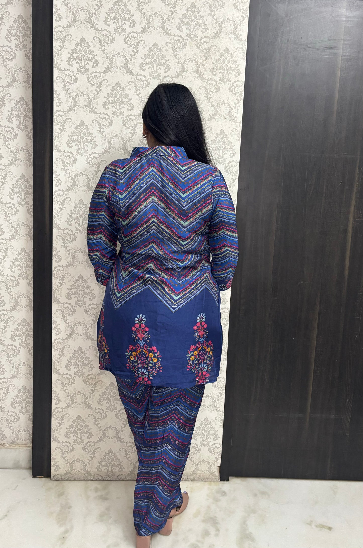 Blue Guldastan Co-ord Set