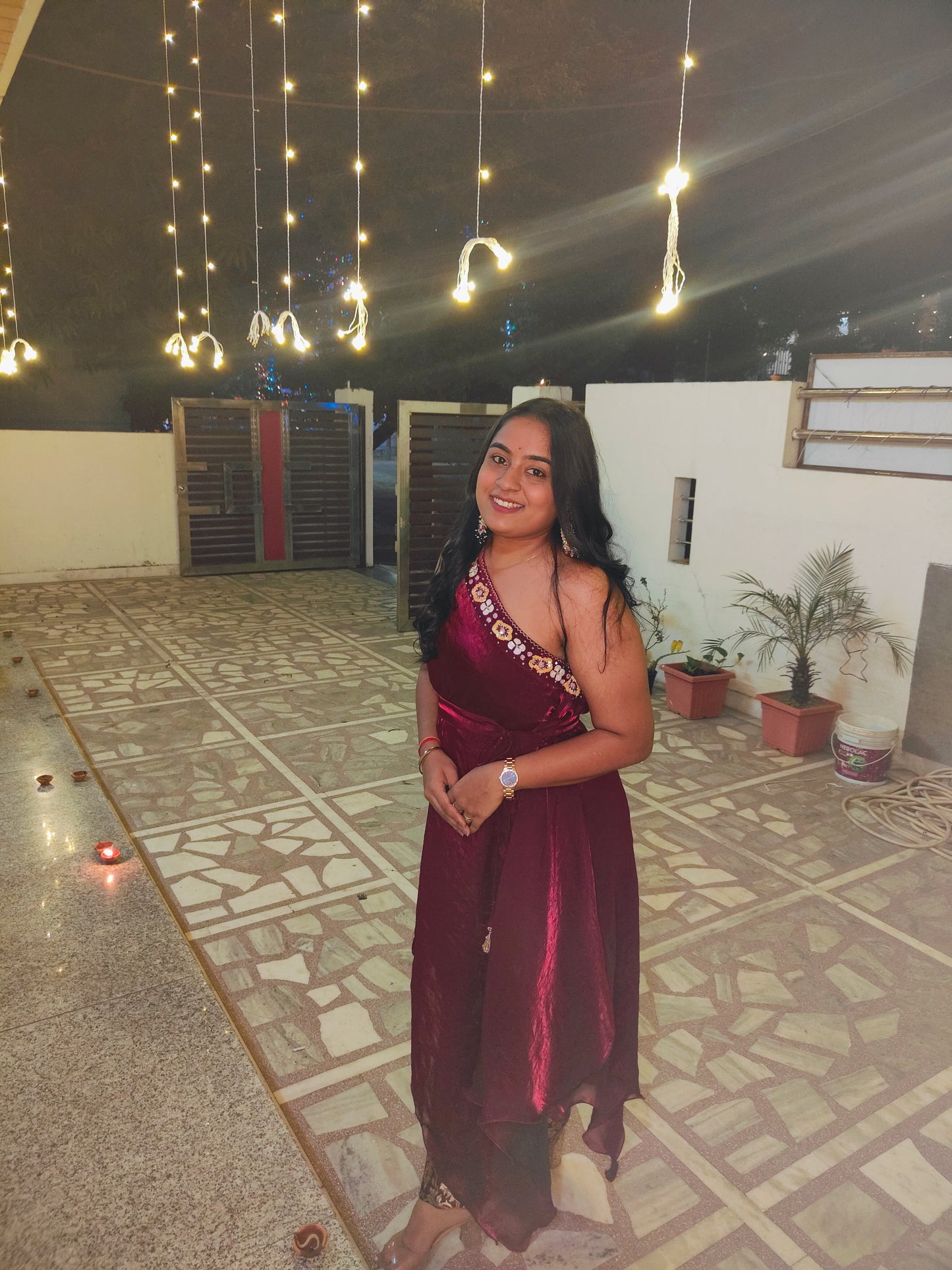 Champagne Kaftan Set