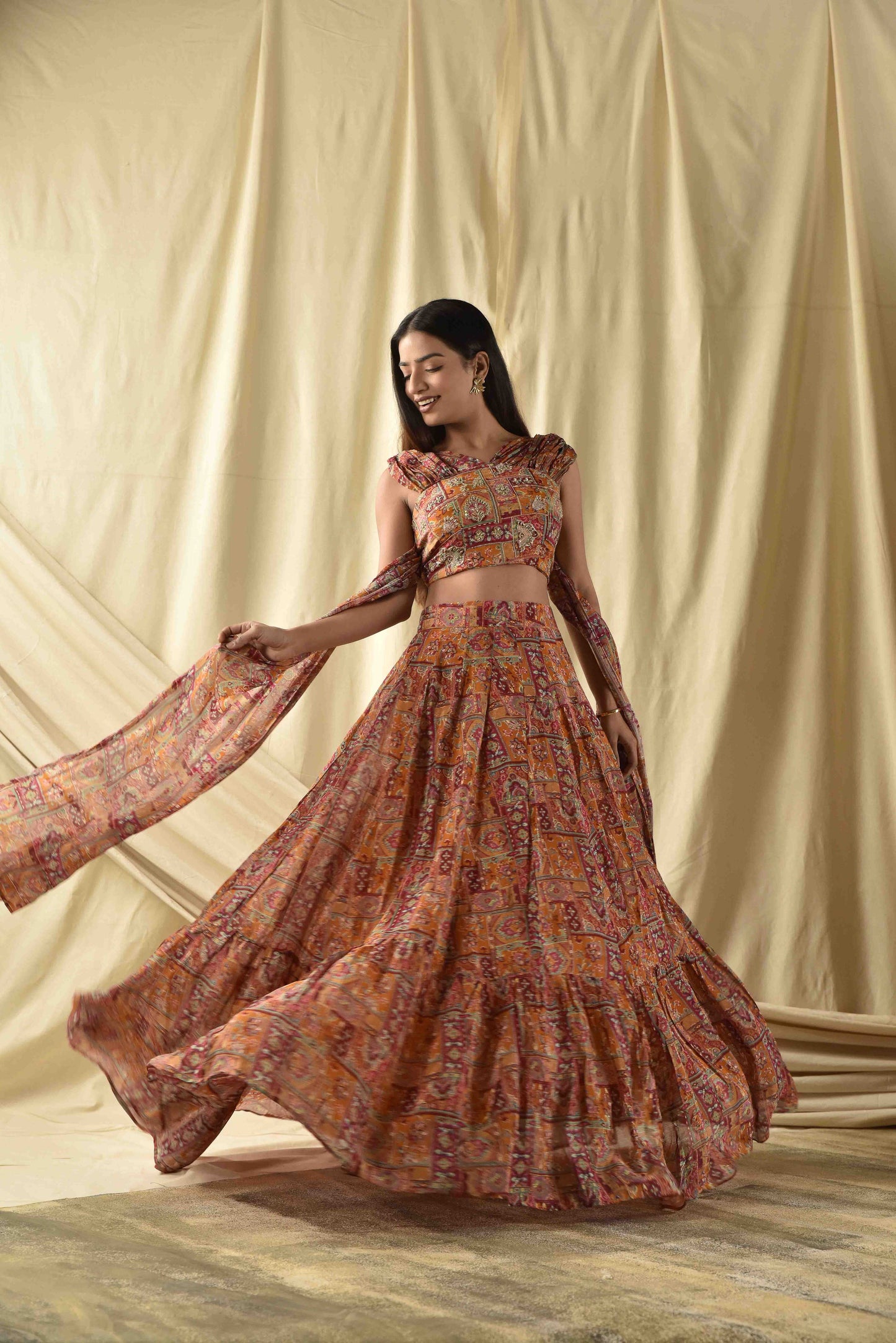 Mustard Gen-Z Lehenga