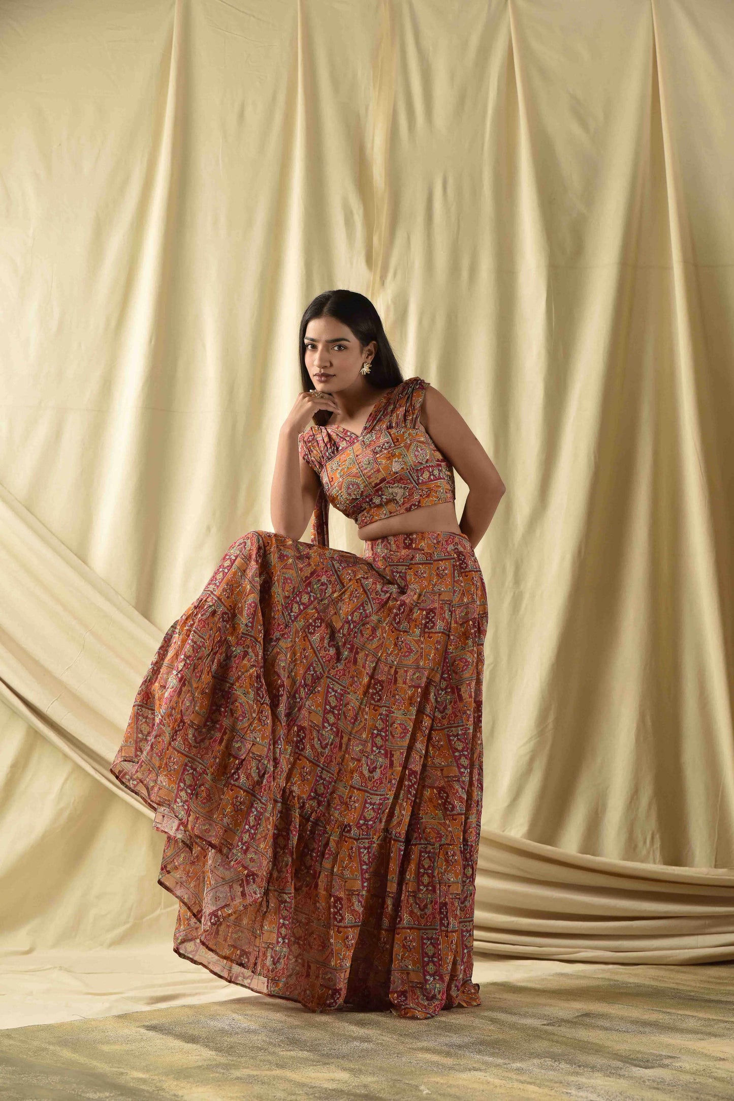 Mustard Gen-Z Lehenga
