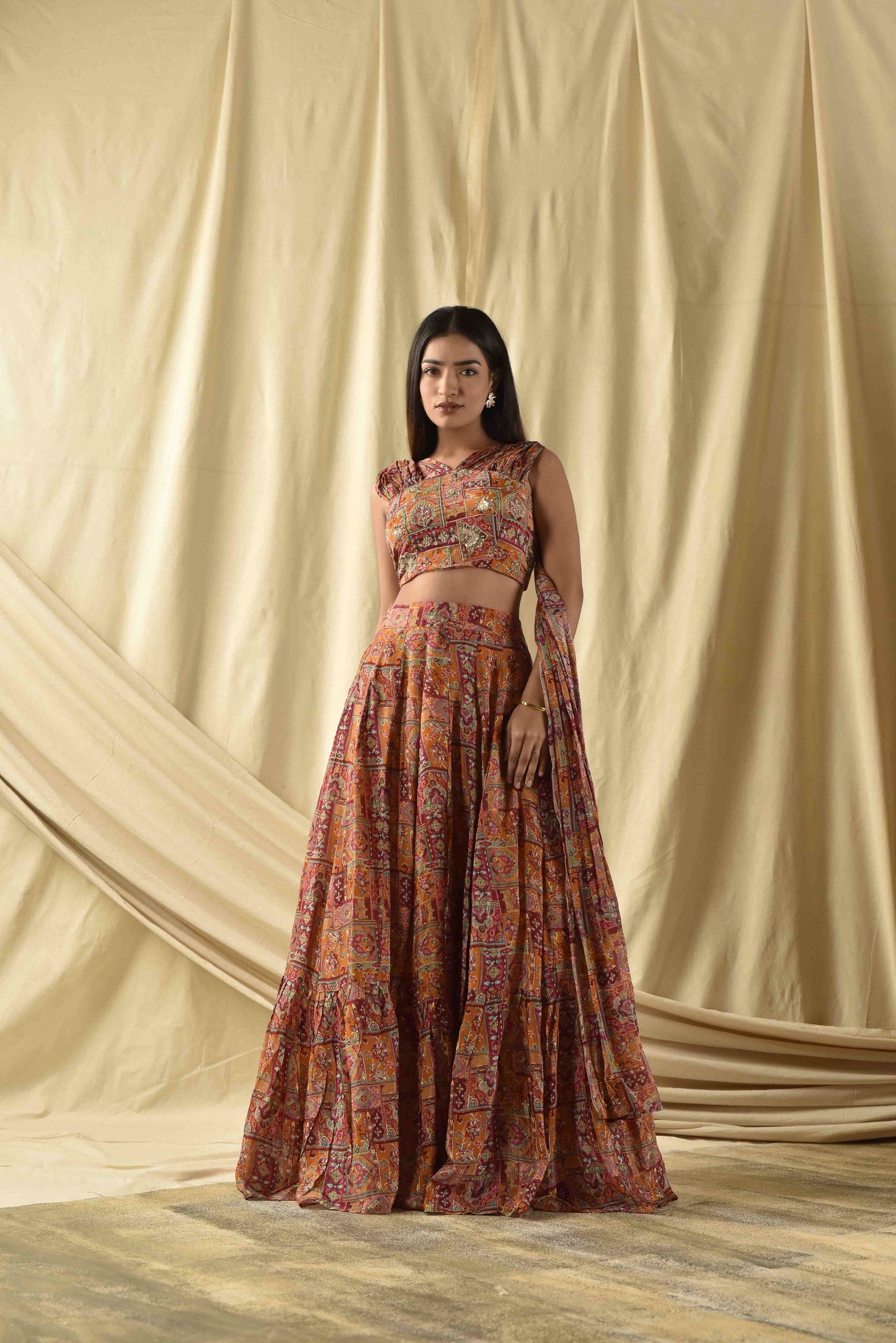 Mustard Gen-Z Lehenga