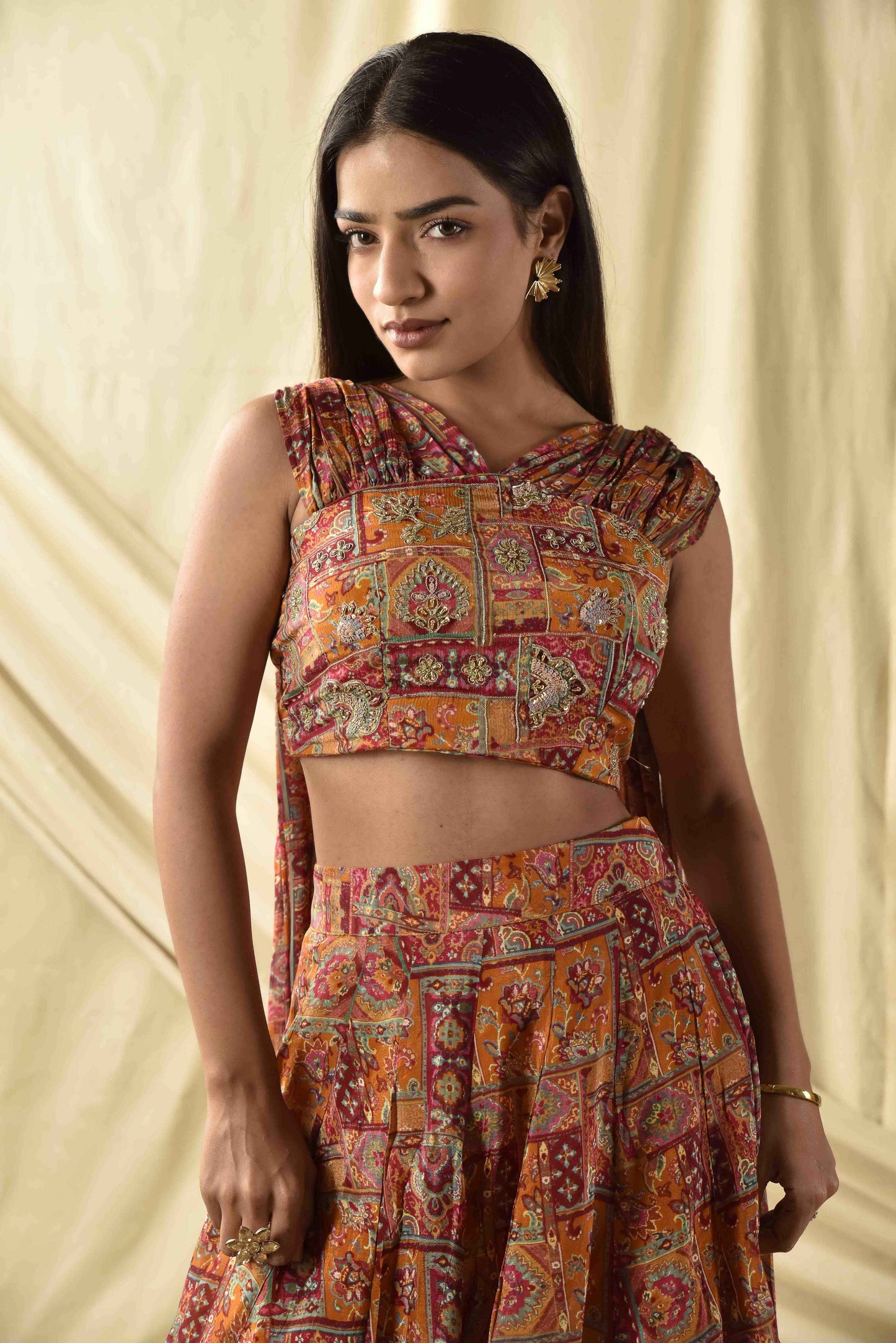 Mustard Gen-Z Lehenga