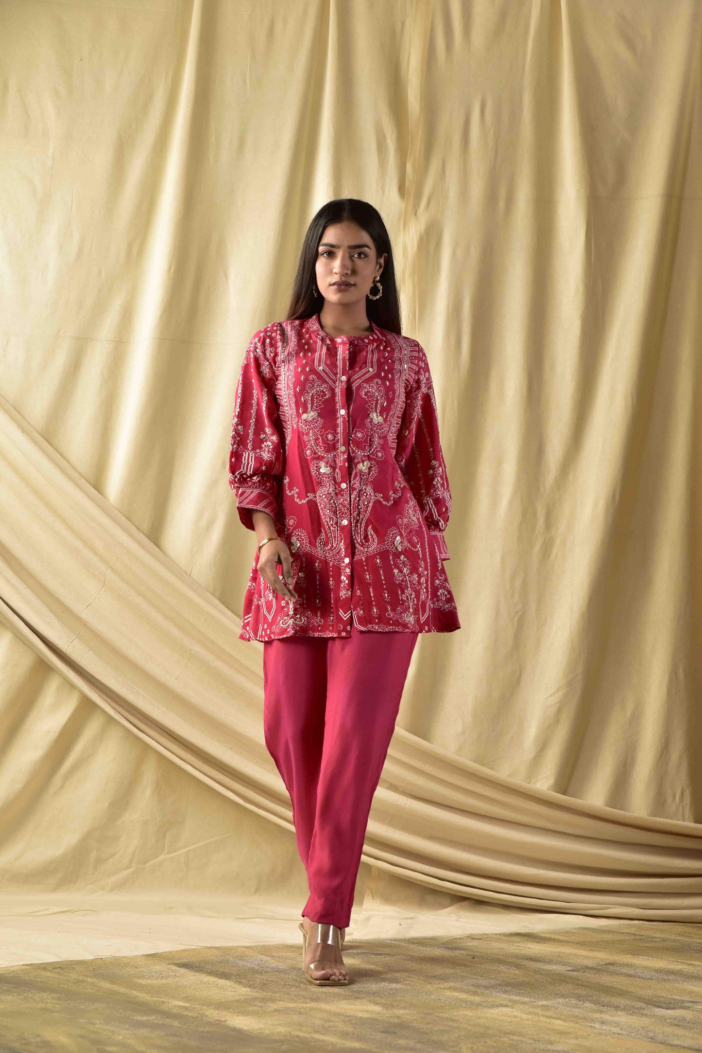 Pink Ombre Paisley Co-ord Set