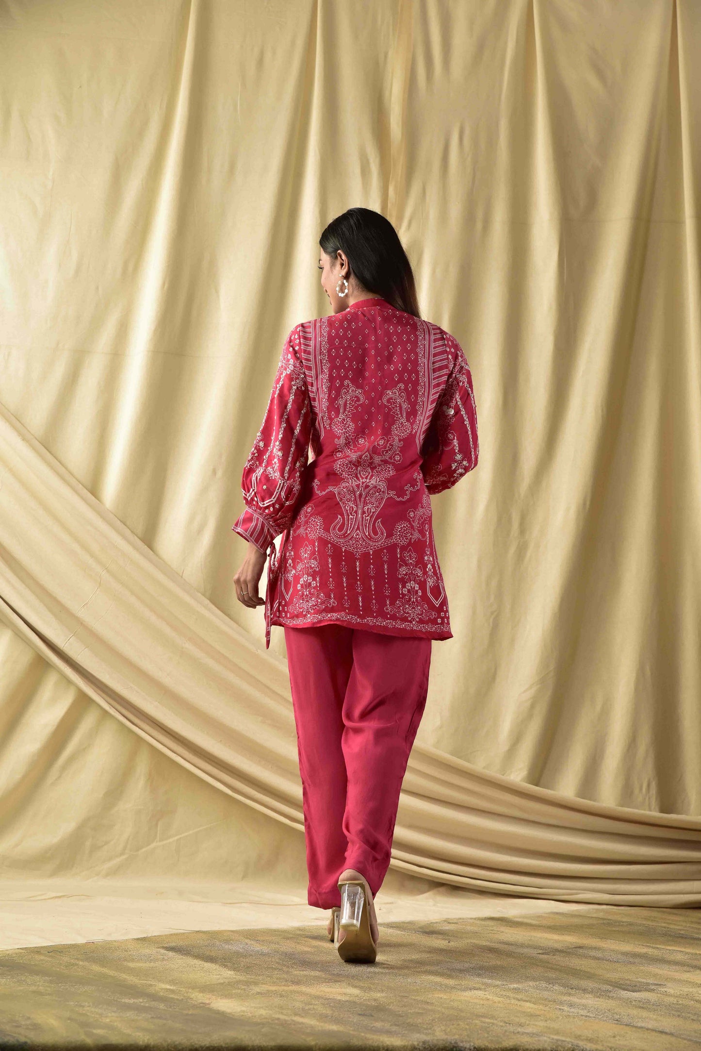 Pink Ombre Paisley Co-ord Set