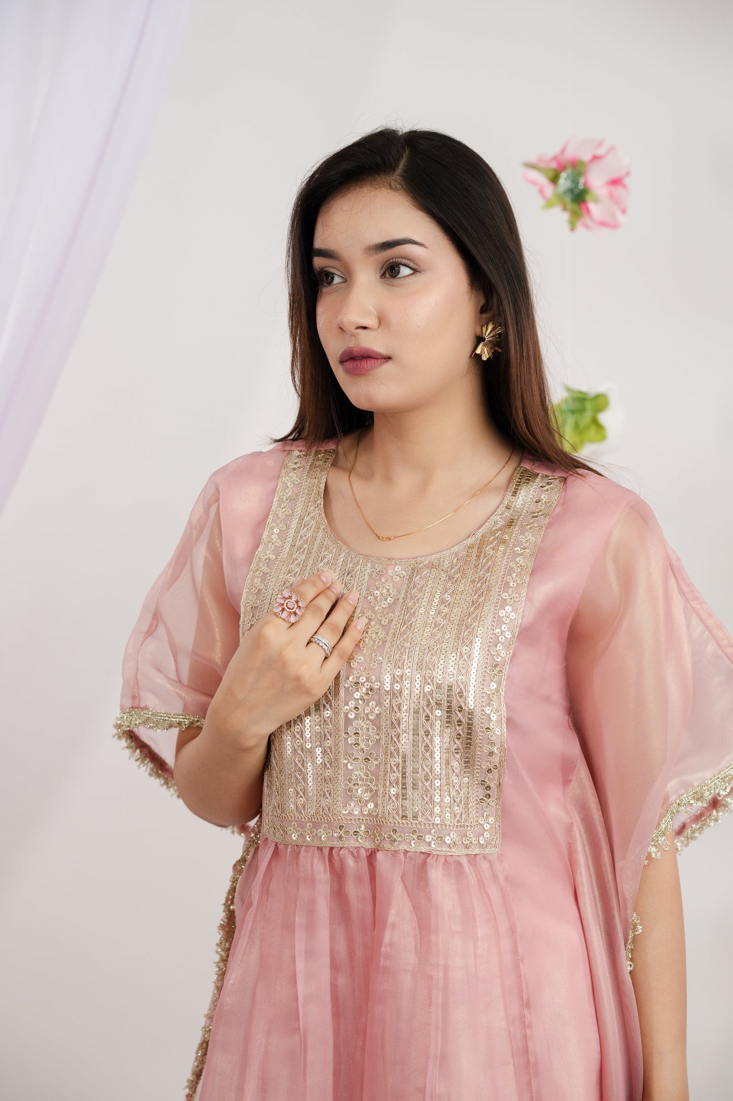 Baby Pink Princess Sharara Set
