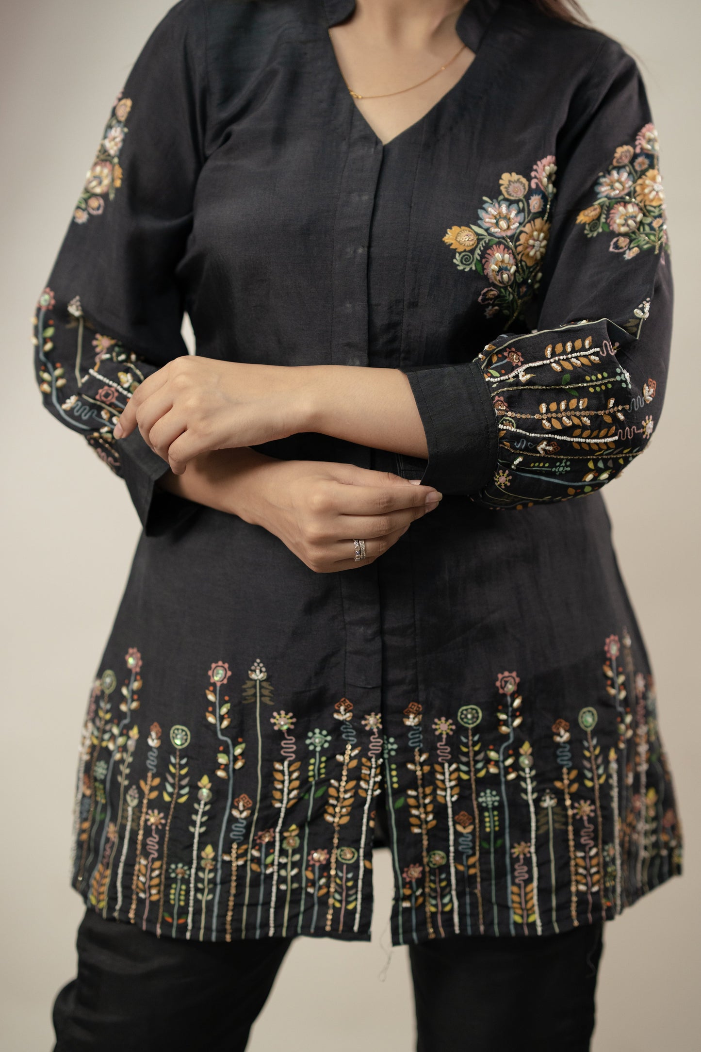 Black Baghicha Co-ord Set