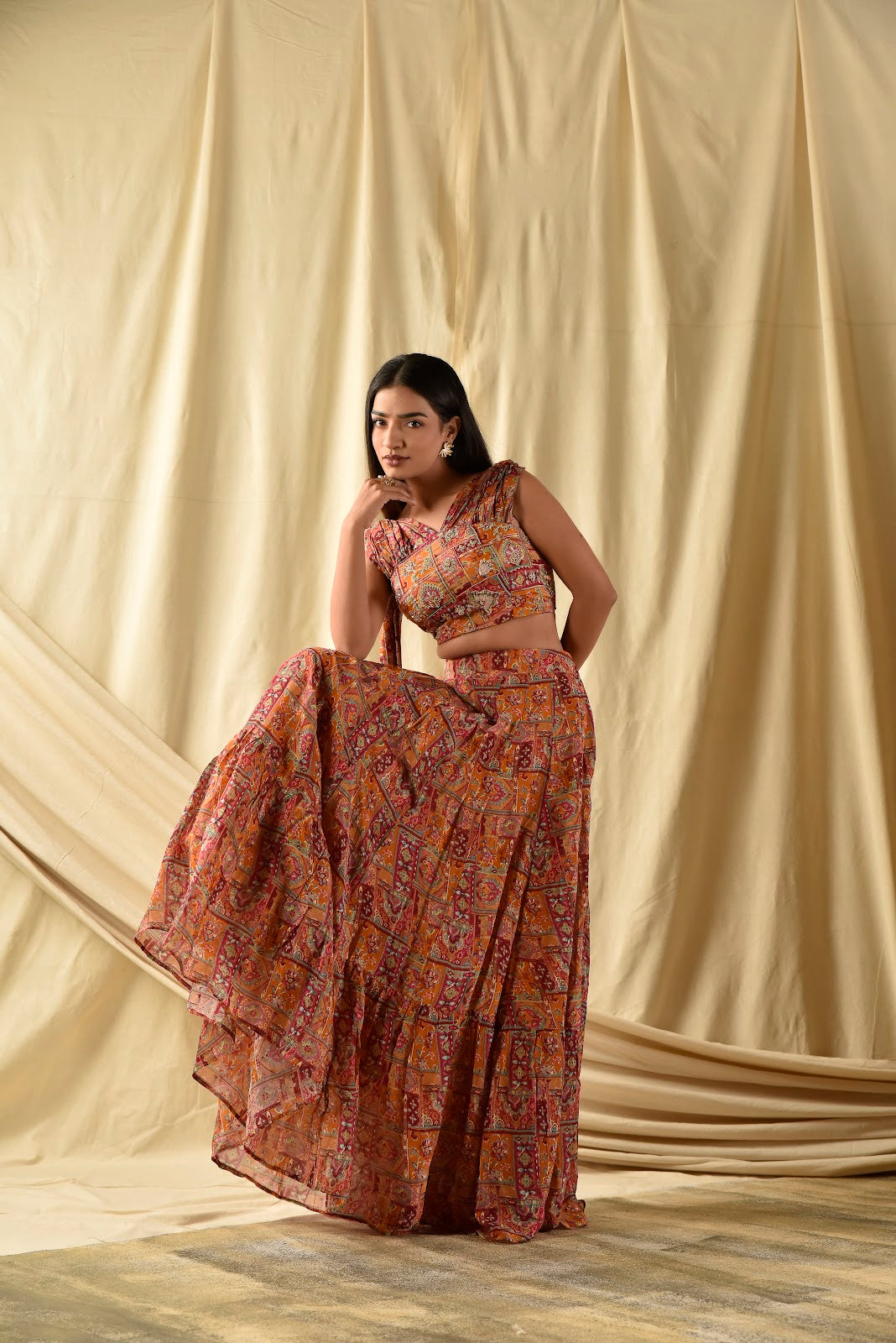 Mustard Gen-Z Lehenga