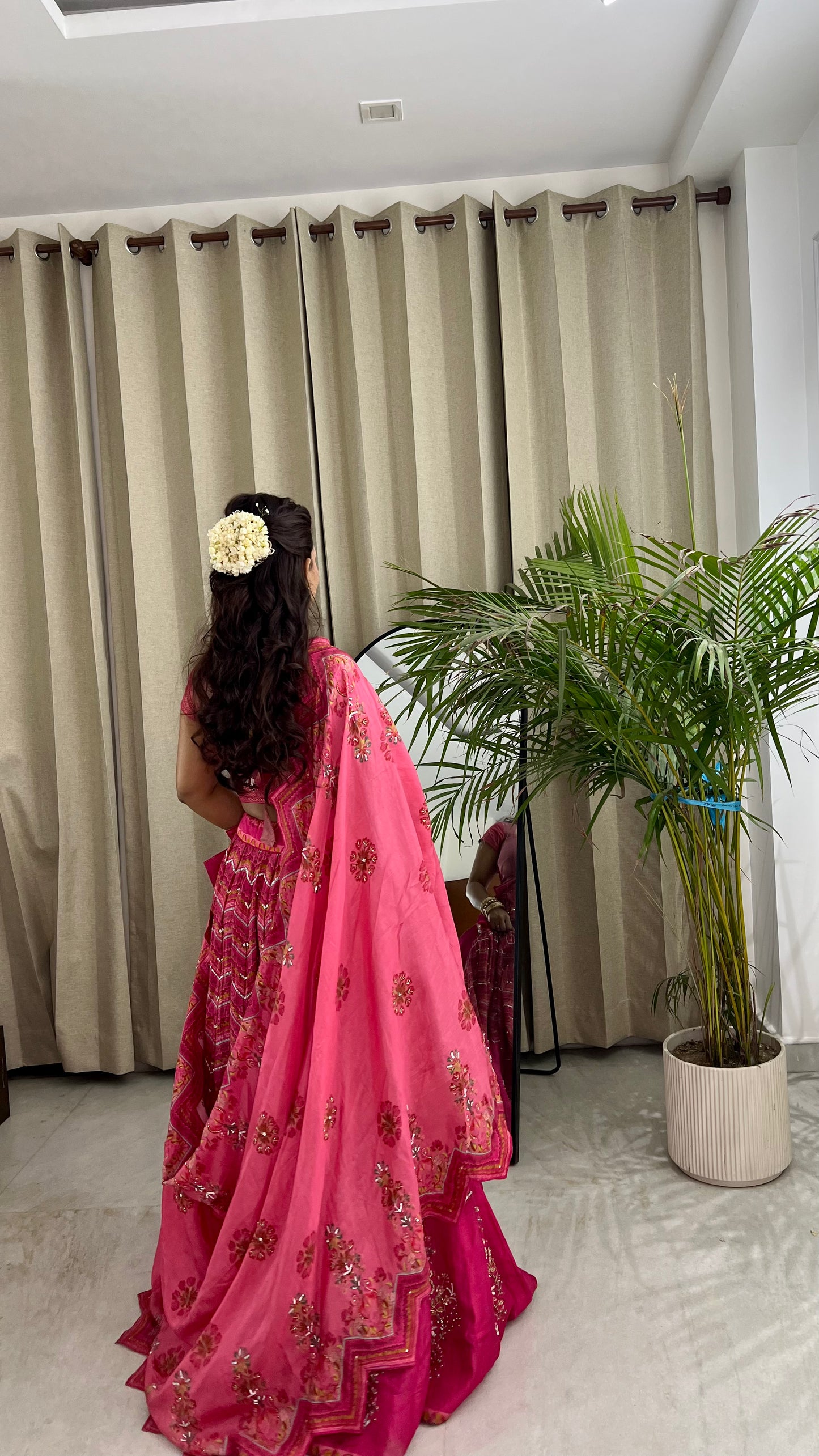 Pink Guldastan Lehenga Set