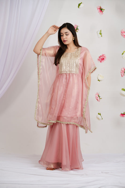 Baby Pink Princess Sharara Set