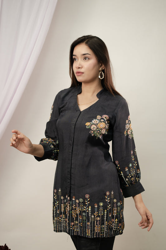 Black Baghicha Co-ord Set